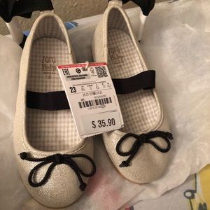 Zara bailarina flats shoes